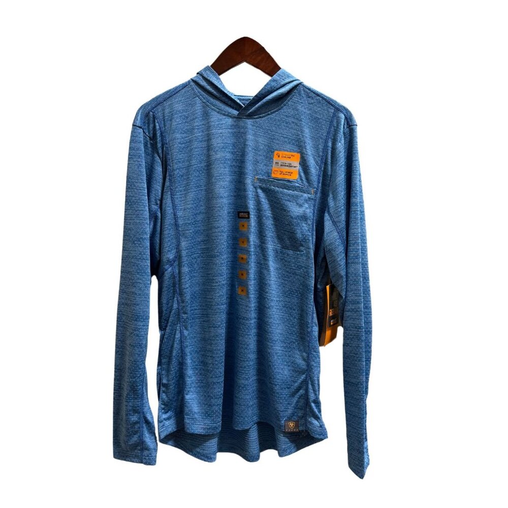 Ariat Rebar Evolution Hooded Sun Long Sleeve Shirt NWT